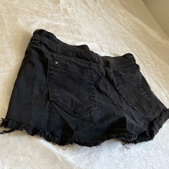 Hot Topic Lovesick black “Americana” American flag split leg shorts - Picture 5 of 7